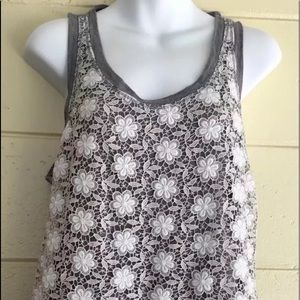 J crew viscose/nylon blend top